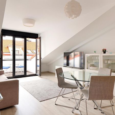 Atico Con Terraza En Playa De San Lorenzo Gijón Eksteriør billede